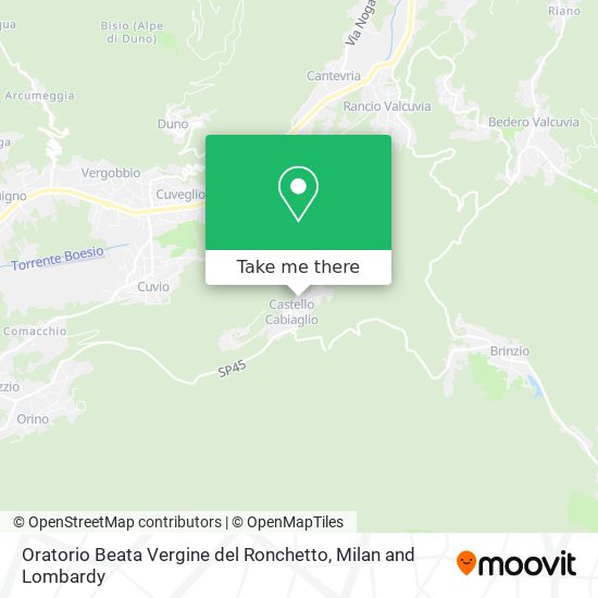 Oratorio Beata Vergine del Ronchetto map