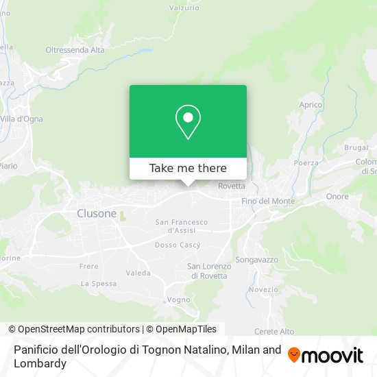 Panificio dell'Orologio di Tognon Natalino map