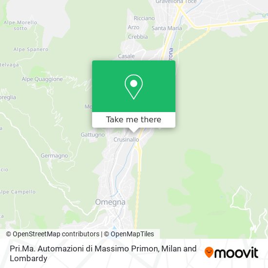 Pri.Ma. Automazioni di Massimo Primon map