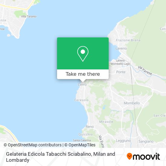 Gelateria Edicola Tabacchi Sciabalino map