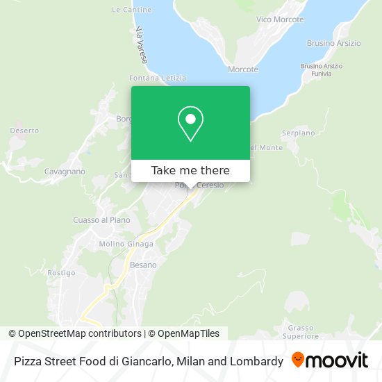 Pizza Street Food di Giancarlo map