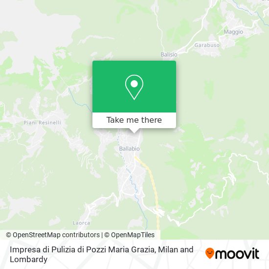 Impresa di Pulizia di Pozzi Maria Grazia map