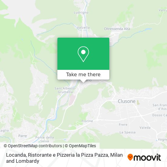 Locanda, Ristorante e Pizzeria la Pizza Pazza map