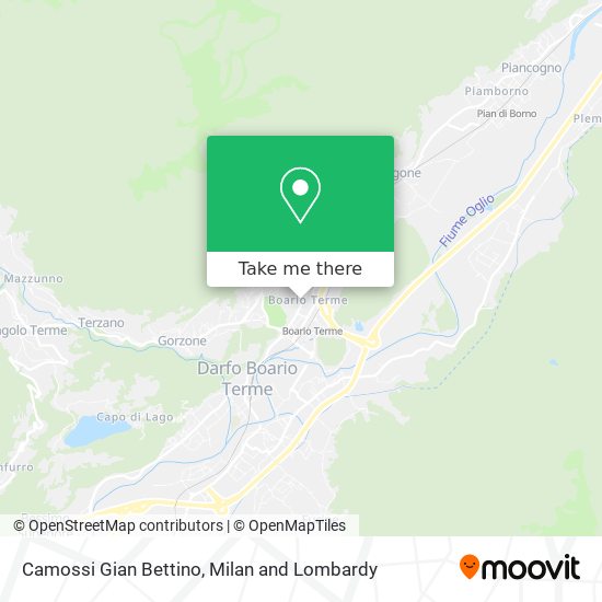 Camossi Gian Bettino map