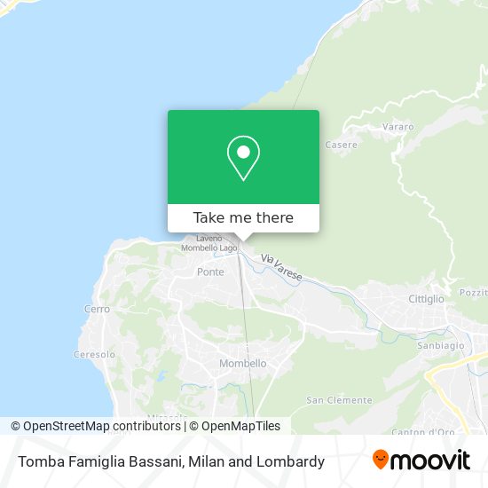 Tomba Famiglia Bassani map