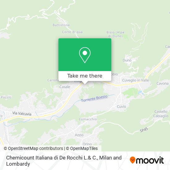 Chemicount Italiana di De Rocchi L.& C. map