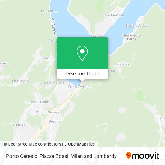Porto Ceresio, Piazza Bossi map