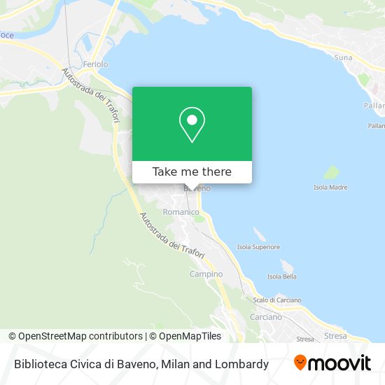 Biblioteca Civica di Baveno map