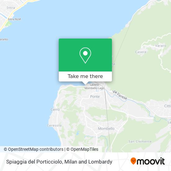 Spiaggia del Porticciolo map