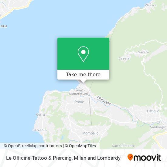 Le Officine-Tattoo & Piercing map