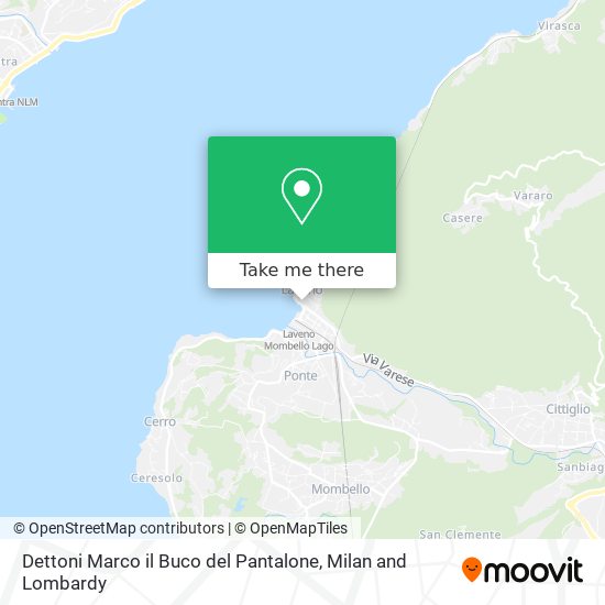 Dettoni Marco il Buco del Pantalone map