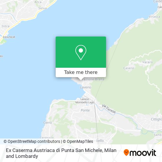 Ex Caserma Austriaca di Punta San Michele map