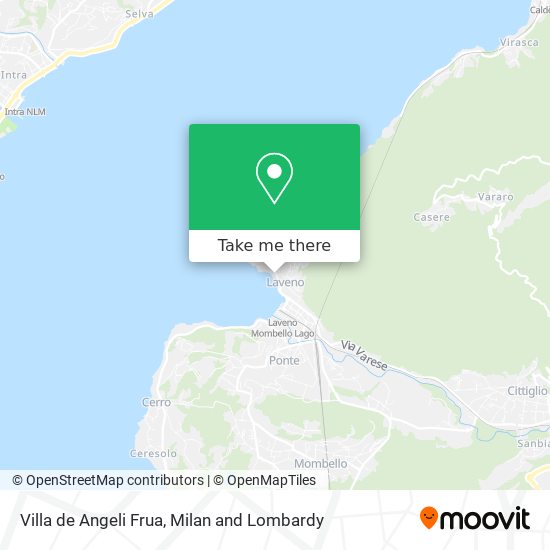 Villa de Angeli Frua map
