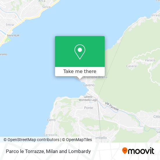 Parco le Torrazze map