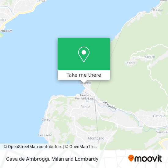 Casa de Ambroggi map