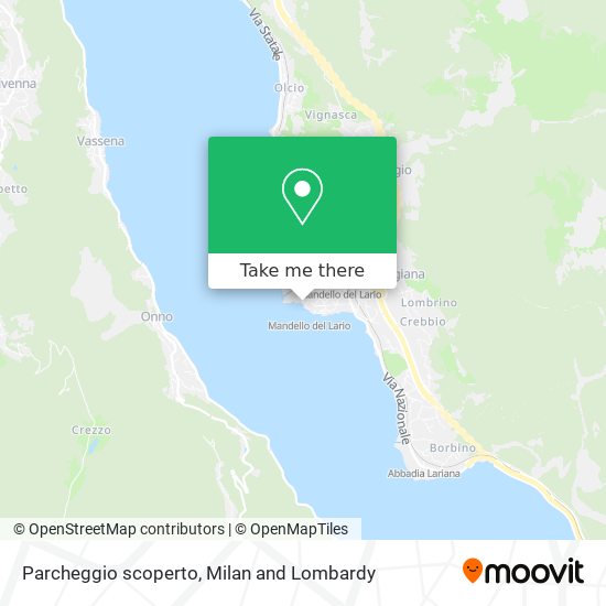 Parcheggio scoperto map