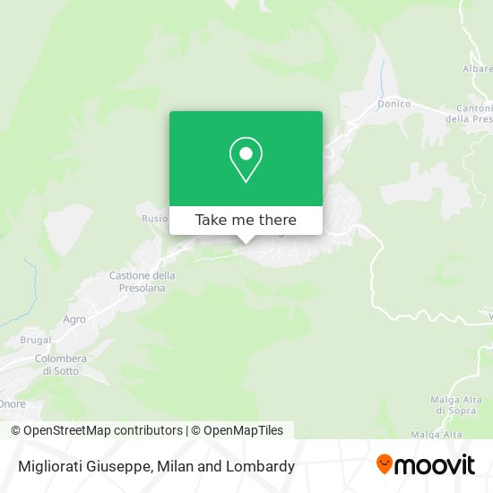 Migliorati Giuseppe map