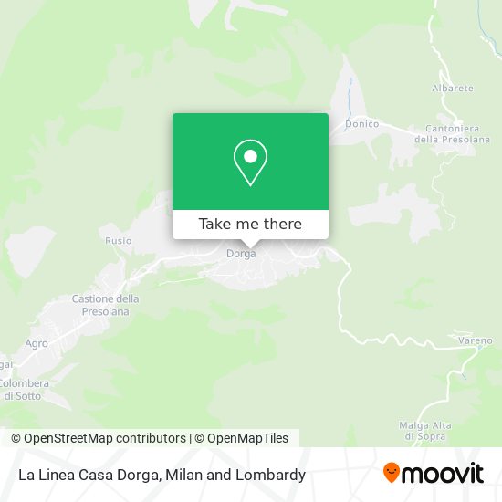 La Linea Casa Dorga map