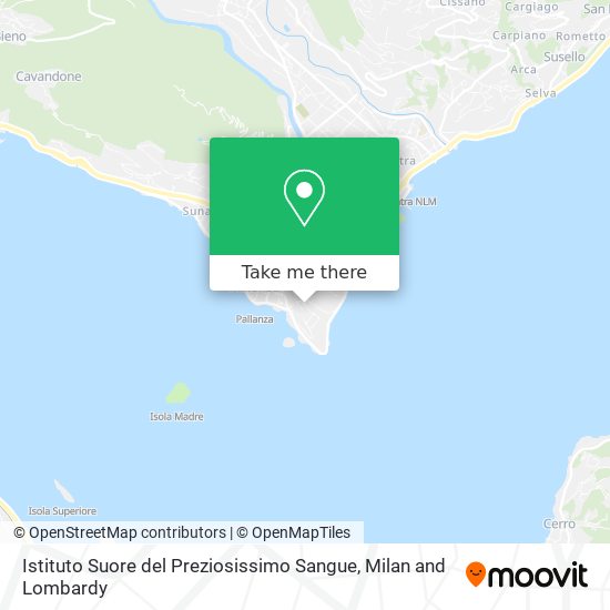 Istituto Suore del Preziosissimo Sangue map