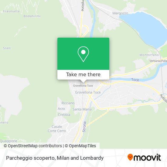 Parcheggio scoperto map