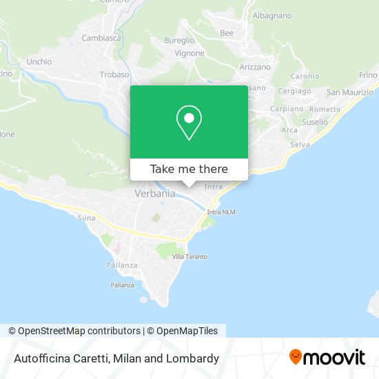 Autofficina Caretti map