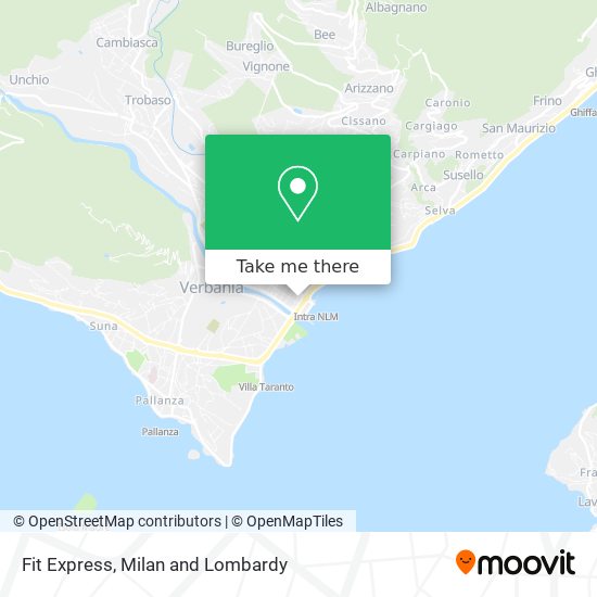 Fit Express map