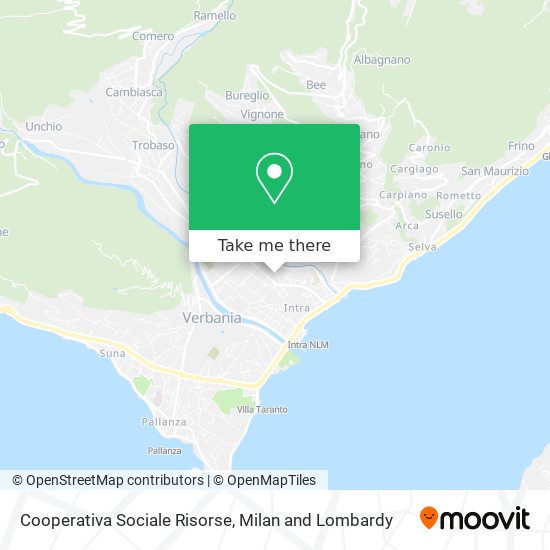 Cooperativa Sociale Risorse map