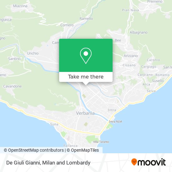 De Giuli Gianni map