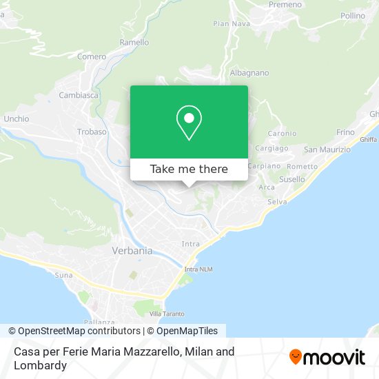 Casa per Ferie Maria Mazzarello map