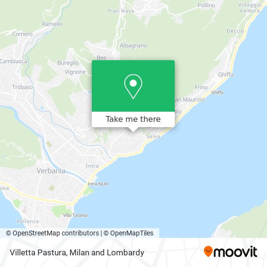 Villetta Pastura map