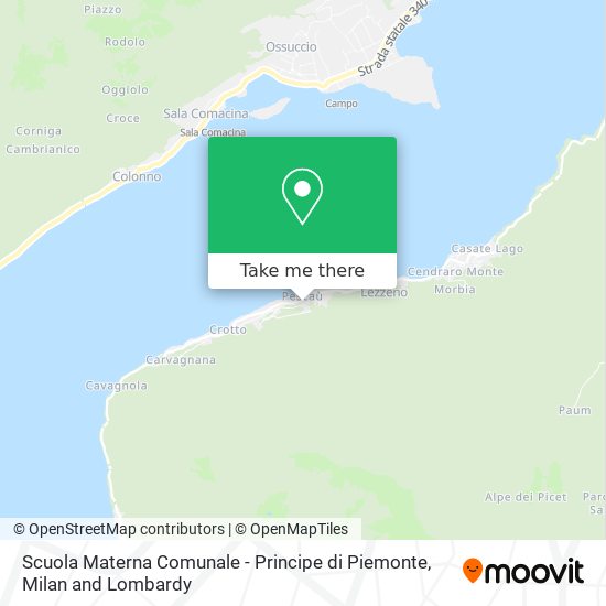 Scuola Materna Comunale - Principe di Piemonte map