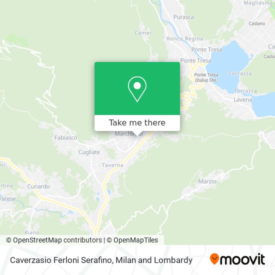 Caverzasio Ferloni Serafino map