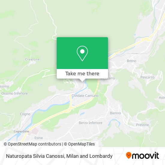 Naturopata Silvia Canossi map