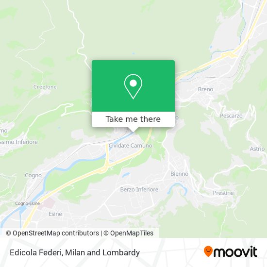 Edicola Federi map