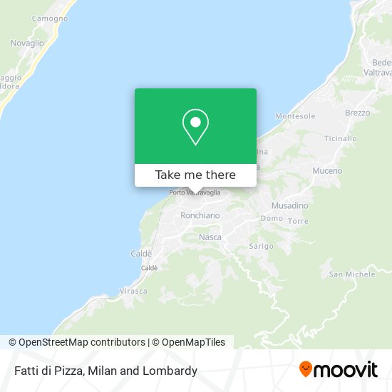 Fatti di Pizza map