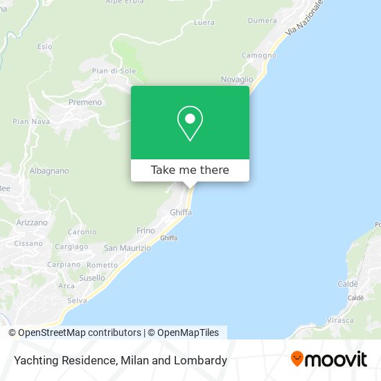 Yachting Residence map