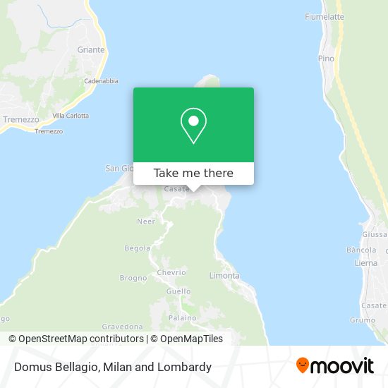 Domus Bellagio map
