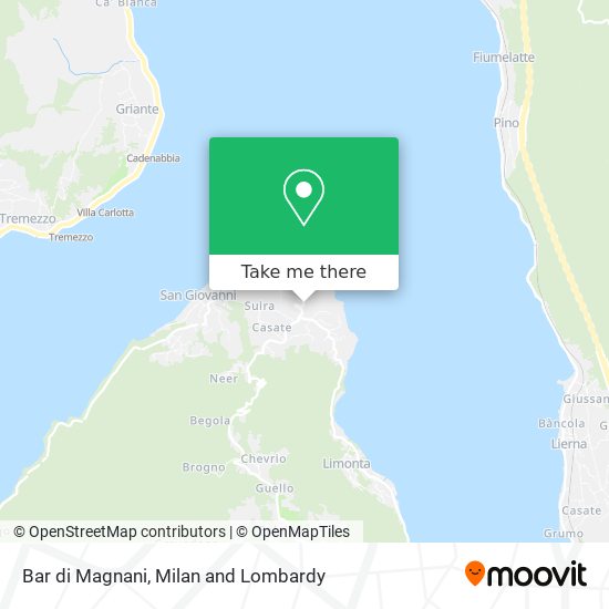 Bar di Magnani map