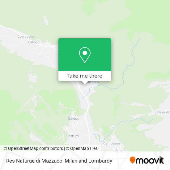 Res Naturae di Mazzuco map