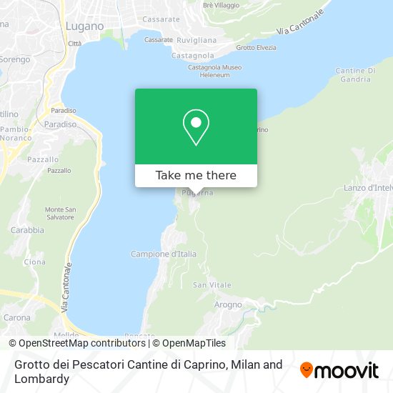 Grotto dei Pescatori Cantine di Caprino map
