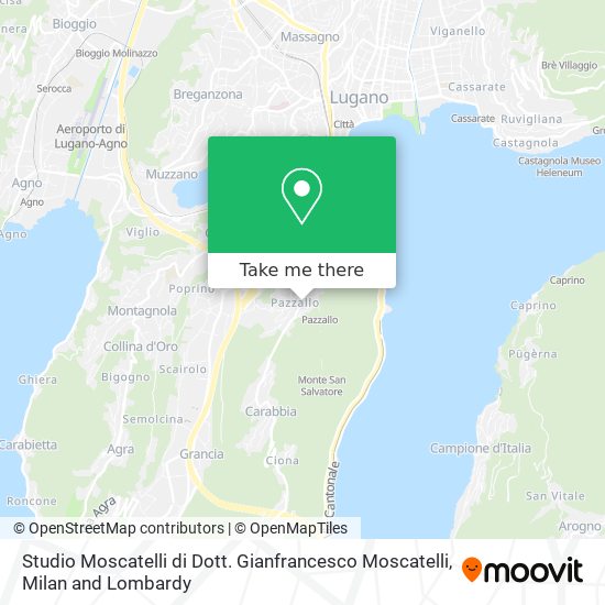 Studio Moscatelli di Dott. Gianfrancesco Moscatelli map