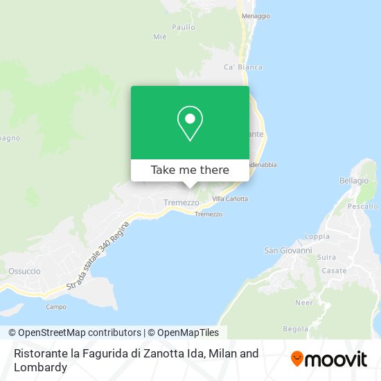 Ristorante la Fagurida di Zanotta Ida map