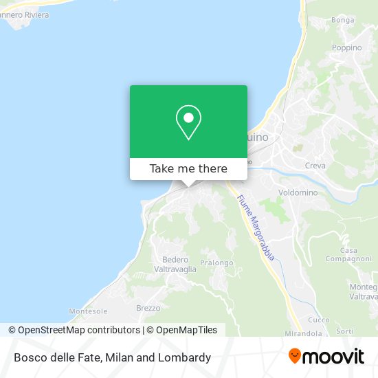 Bosco delle Fate map