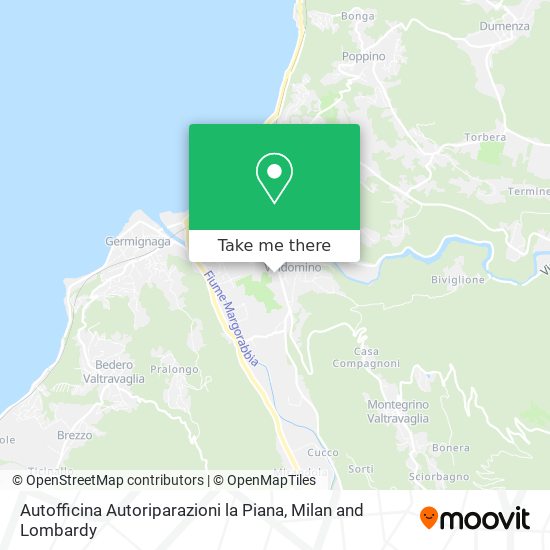 Autofficina Autoriparazioni la Piana map