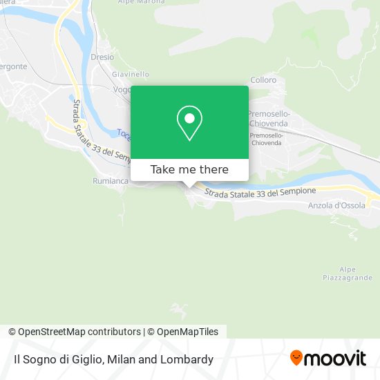 Il Sogno di Giglio map