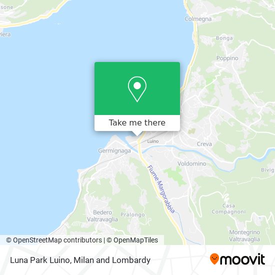 Luna Park Luino map