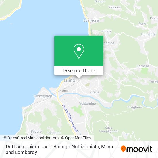 Dott.ssa Chiara Usai - Biologo Nutrizionista map
