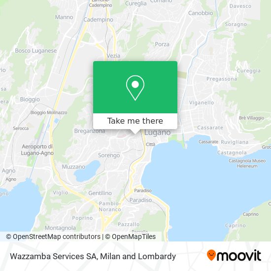 Wazzamba Services SA map
