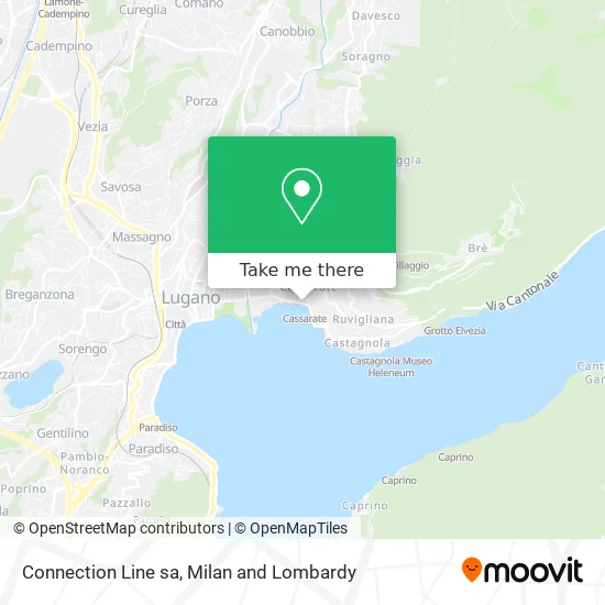 Connection Line sa map