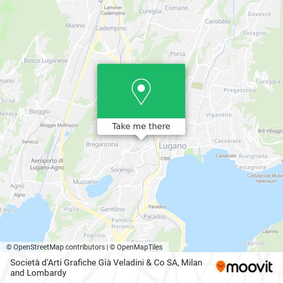 Società d'Arti Grafiche Già Veladini & Co SA map